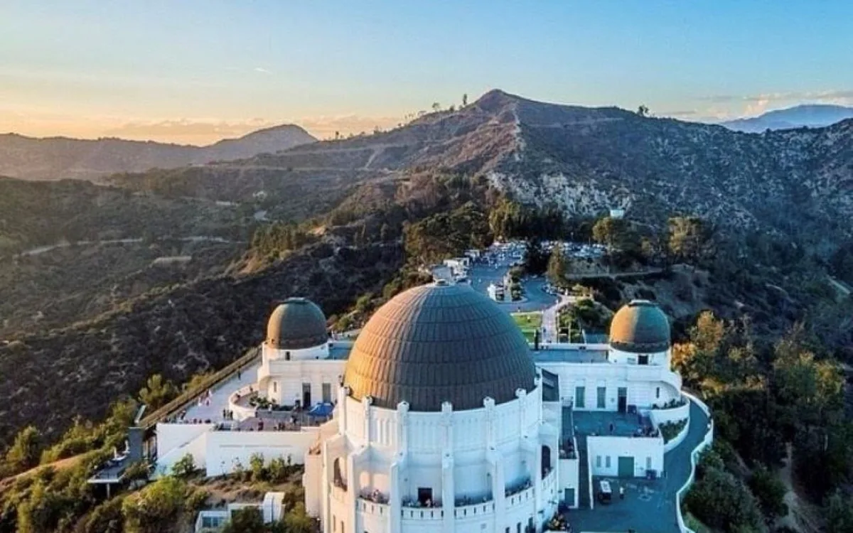 Griffith Observatory above Los Angeles